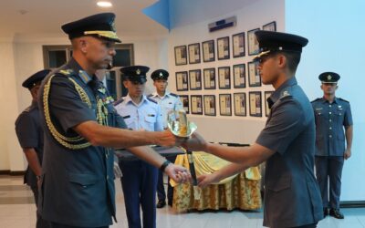 SWORD PRESENTATION CEREMONY FOR THE RBAirF NEWLY COMMISSIONED OFFICERS FROM INTAKE 19