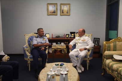 COMMANDER ROYAL BRUNEI AIR FORCE RECEIVED AN INTRODUCTORY CALL FROM DEFENCE ATTACHÉ OF SPAIN