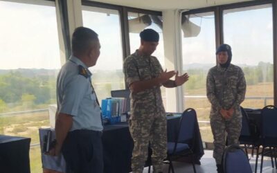 RBAirF COMMANDER WORKING VISIT TO RIMBA GROUND