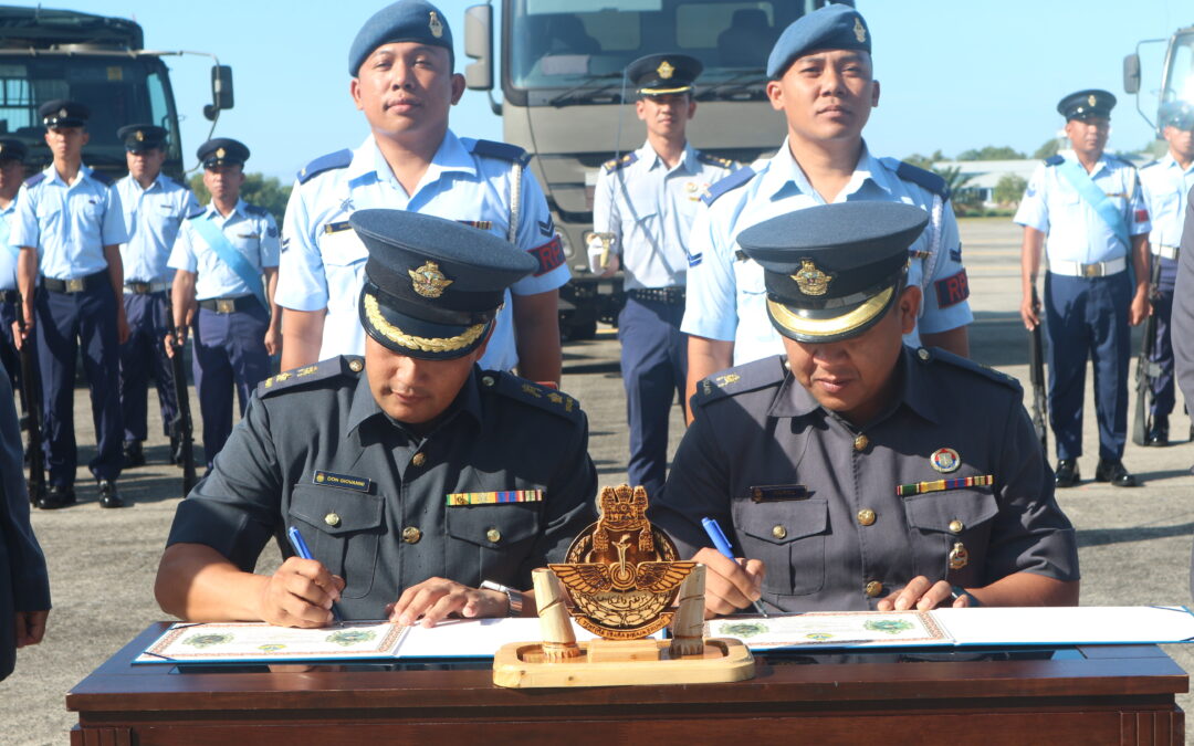 HANDOVER CEREMONY FOR WING COMMANDER NO. 6 WING,  RBAirF