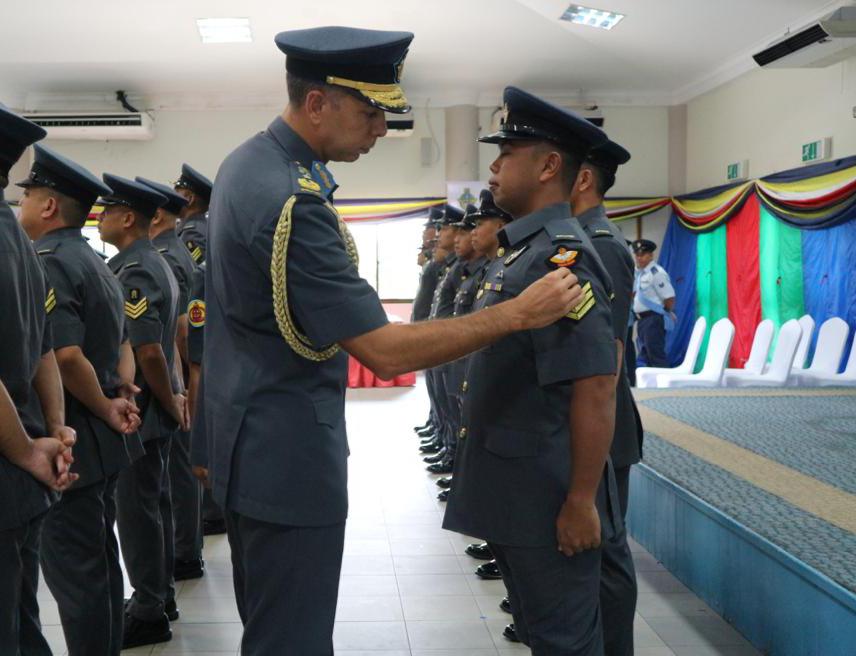 PROMOTION CEREMONY FOR WARRANT OFFICERS AND SENIOR NON-COMMISSIONED OFFICERS OF RBAirF