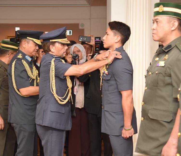 16 RBAirF OFFICERS RECEIVES PROMOTION INSIGNIAS