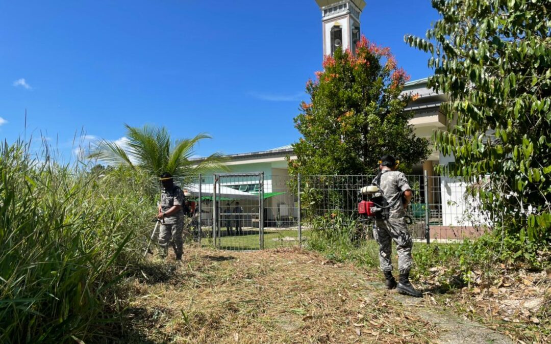 MOSQUES CLEANING CAMPAIGN IN CONJUCTION WITH RBAF DIAMOND JUBILEE ANNIVERSARY