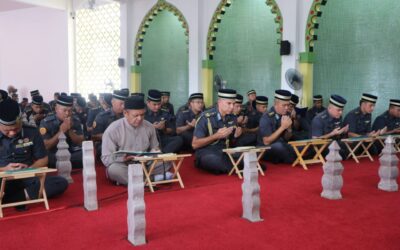 RBAirF HELD SURAH YAASIN AND TAHLIL RECITATION AT ROYAL MAUSOLEUM BUILDING IN CONJUNCTION WITH RBAirF 55TH ANNIVERSARY