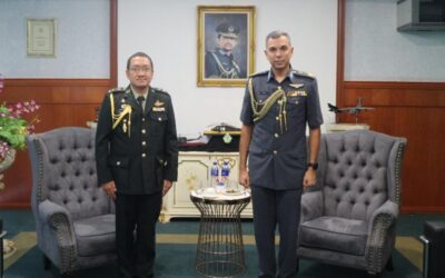 RBAirF COMMANDER RECEIVED AN INTRODUCTORY CALL FROM THE DEFENCE ATTACHE OF THAILAND TO BRUNEI DARUSSALAM