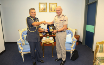 COMMANDER ROYAL BRUNEI AIR FORCE RECEIVED COURTESY CALL FROM DEFENCE ATTACHÉ OF GERMANY