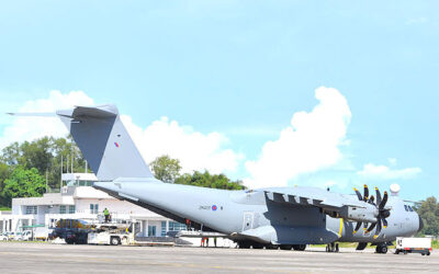 RBAIRF PERSONNEL GET FEEL OF UK RAF AIRBUS ATLAS C1