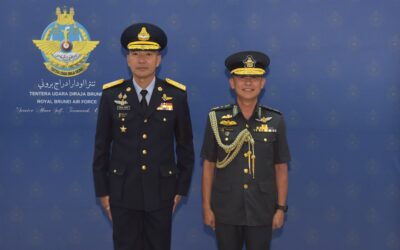 COMMANDER-IN-CHIEF OF THE ROYAL THAI AIR FORCE CONFERRED ROYAL BRUNEI AIR FORCE HONORARY PILOT WING